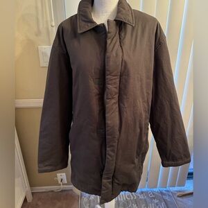Halogen Oversized Olive Green Coat. Mens XL